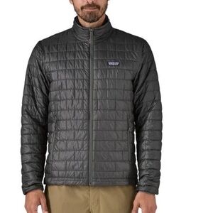 Patagonia Men’s Quilted Nano Jacket Dark Gray Active Outdoors.  Sz XL.   EUC